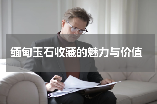  缅甸玉石收藏的魅力与价值