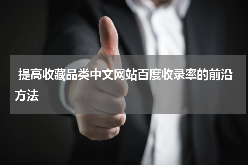  提高收藏品类中文网站百度收录率的前沿方法
