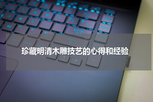  珍藏明清木雕技艺的心得和经验