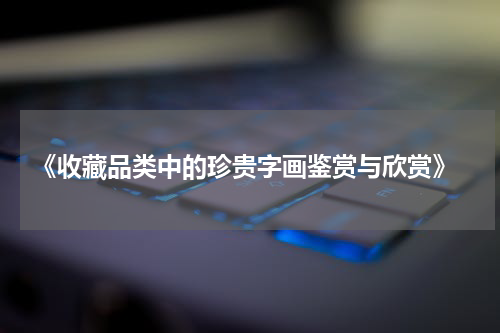  《收藏品类中的珍贵字画鉴赏与欣赏》