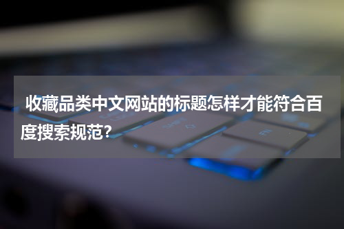  收藏品类中文网站的标题怎样才能符合百度搜索规范？