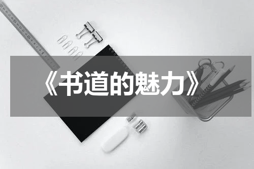  《书道的魅力》