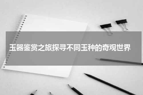  玉器鉴赏之旅探寻不同玉种的奇观世界