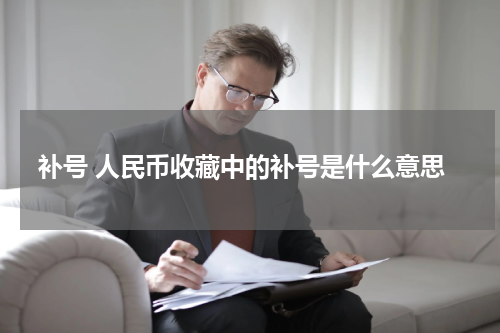 补号 人民币收藏中的补号是什么意思