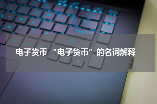 电子货币 “电子货币”的名词解释